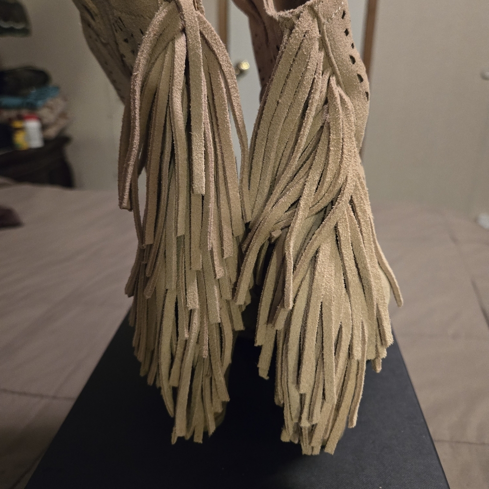 Fringe booties - Picture 9 of 11